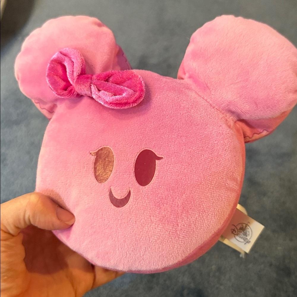 Disney Pink Mouse Plush Cushion